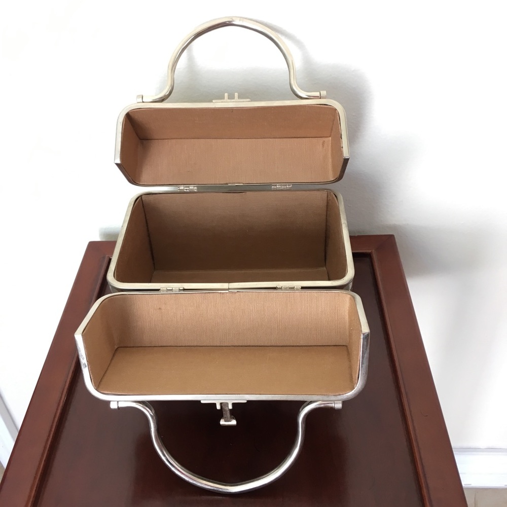 Rare Antique Delill Train Case - Picture 2 of 4